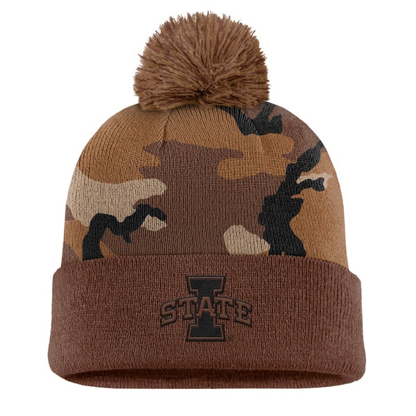 Nike I-State Brown Camo Military Appreciation 2026 Beanie front vendor image